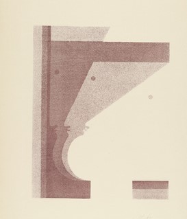"Trois profils, celui du milieu vertical", dessin d'Oskar Schlemmer, 1920. © Wikiart