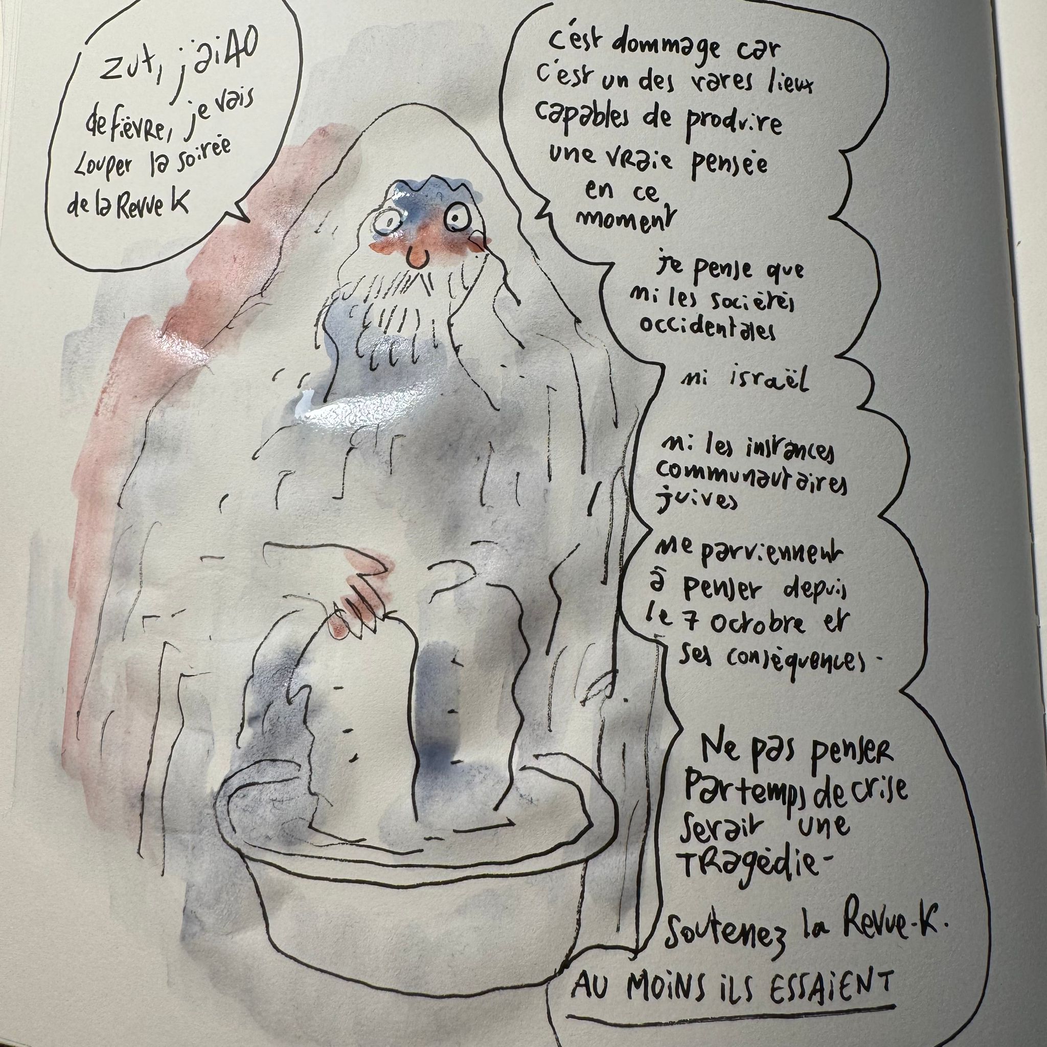 Dessins de Joann Sfar pour K.