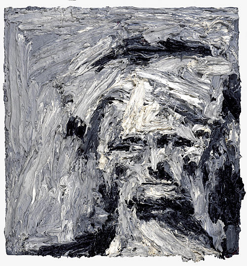 Frank Auerbach (1931-2024), "Head of E.O.W. IV", WikiArt