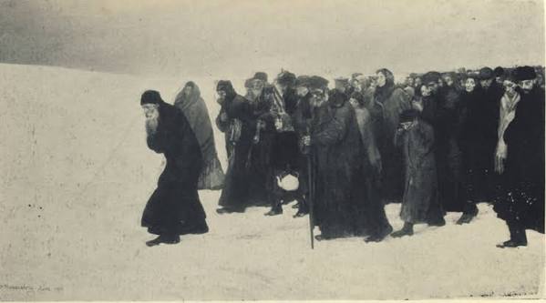 Golus (exil), Samuel Hirszenberg (1865 - Lodz - 1908 - Jérusalem)