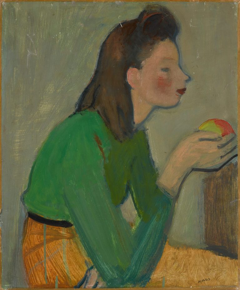 Jeune fille à la pomme – Georges Kars