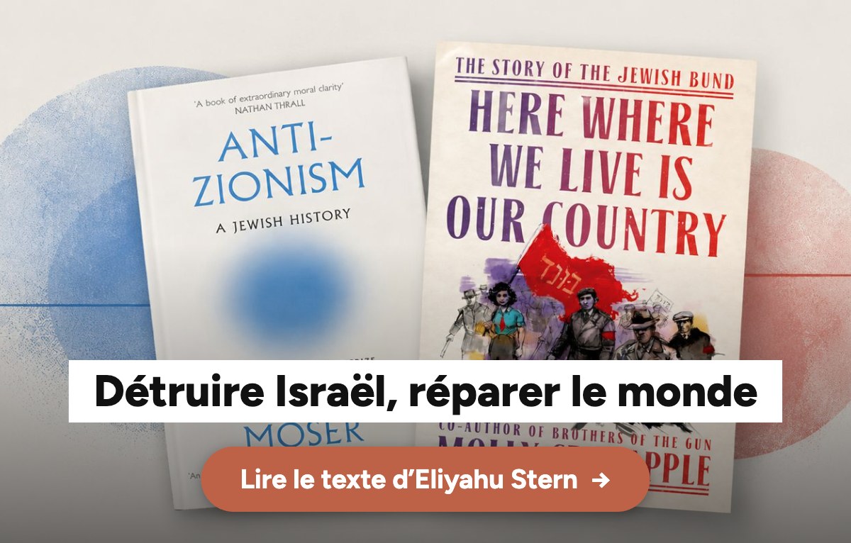 Détruire Israël, réparer le monde – Eliyahu Stern