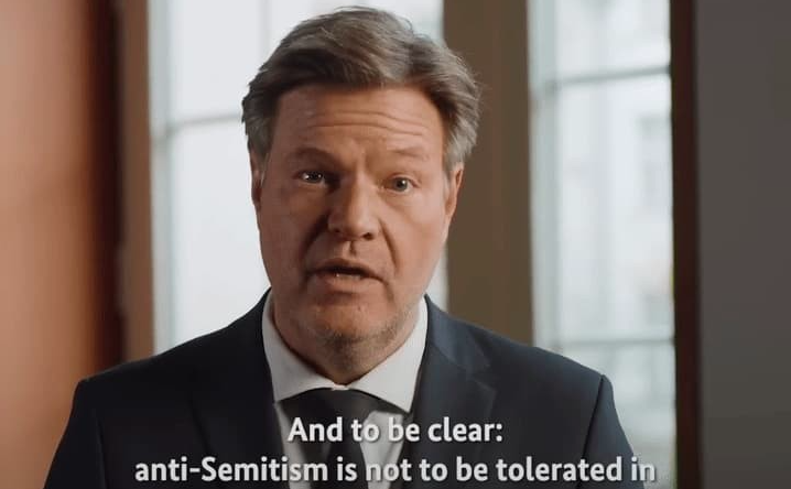 Speech by German Vice-Chancellor Robert Habeck on Israel and antisemitism