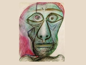 Pablo Picasso, ‘Autorretrato diante da morte’, 1972.