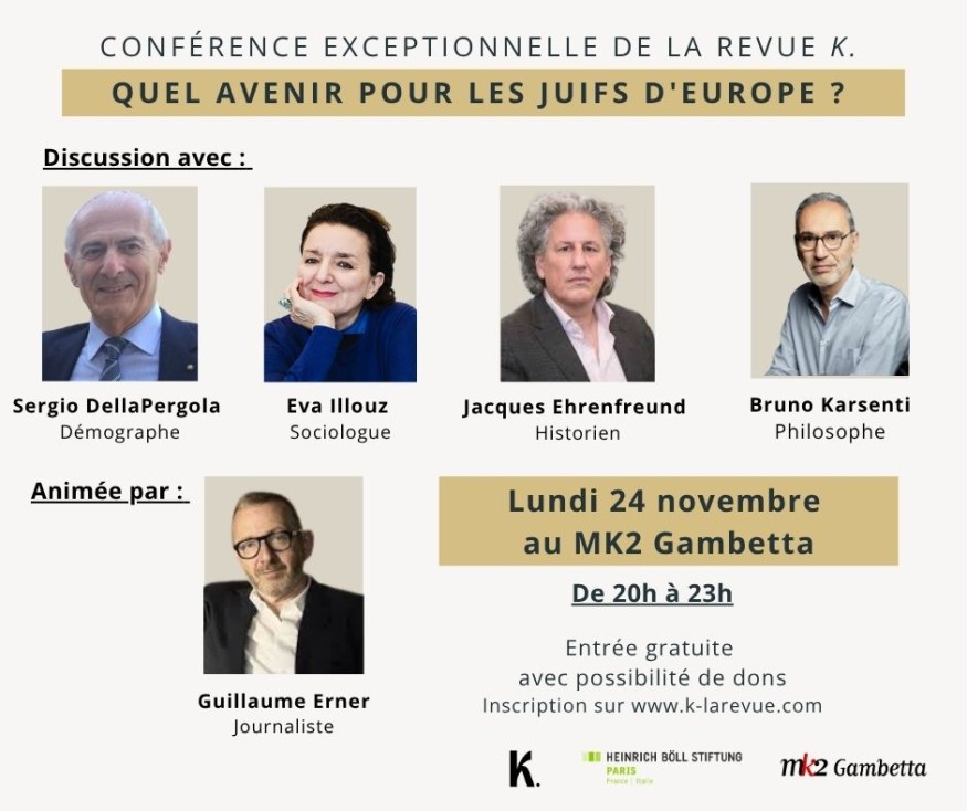 Conférence : quel avenir pour les juifs d'Europe ? 