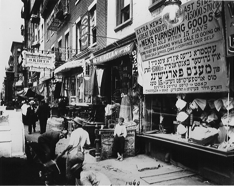 Lower East Side, New York, Circa 1900.